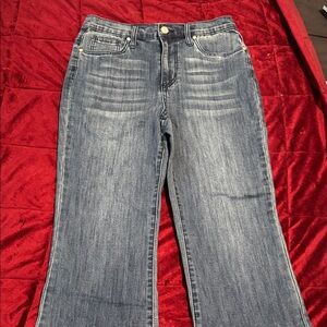 VENUS Flare & Wide Leg Blue Jeans